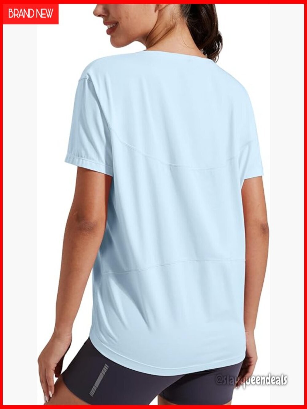 Bamboo Viscose Loose Fit T-Shirt Activewear Gym Casual Top